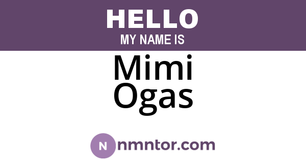 Mimi Ogas
