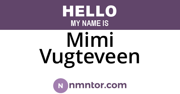 Mimi Vugteveen