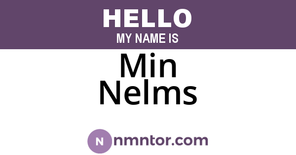 Min Nelms