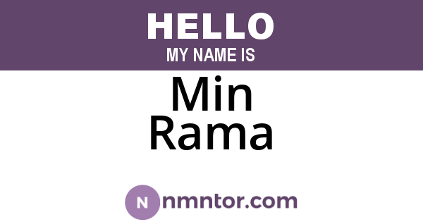 Min Rama