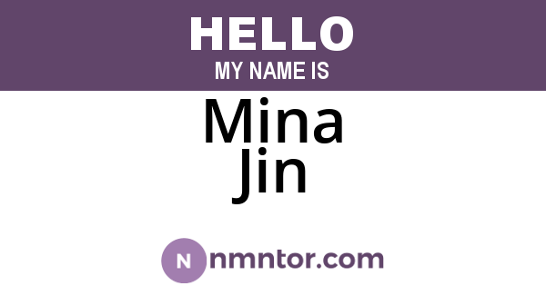 Mina Jin