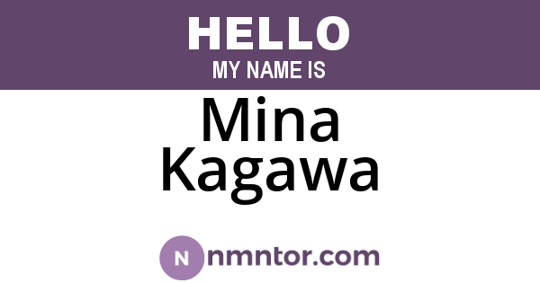 Mina Kagawa