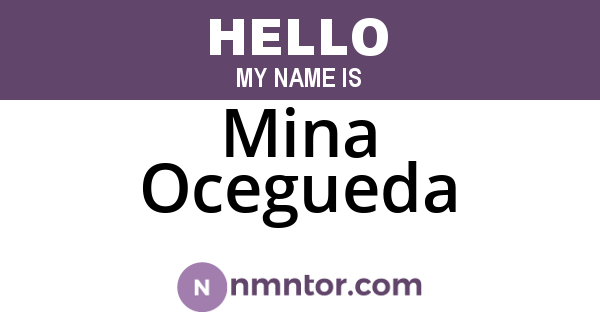 Mina Ocegueda