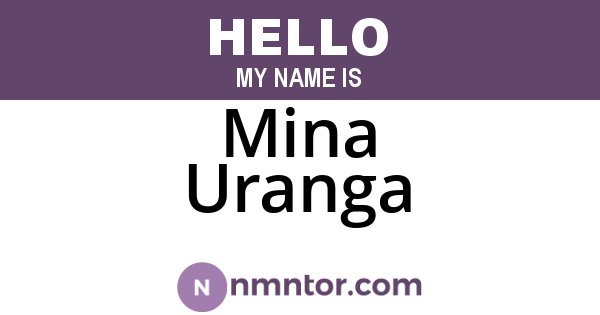 Mina Uranga