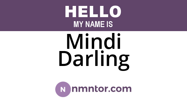 Mindi Darling