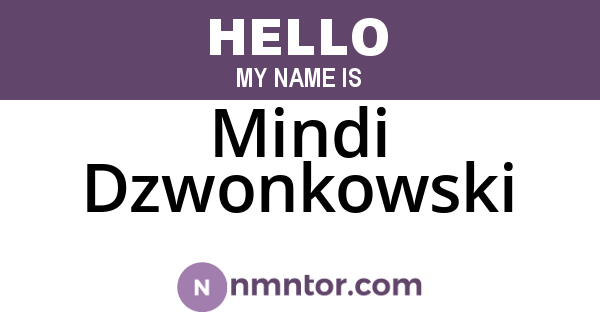 Mindi Dzwonkowski