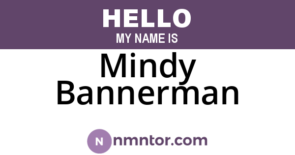 Mindy Bannerman