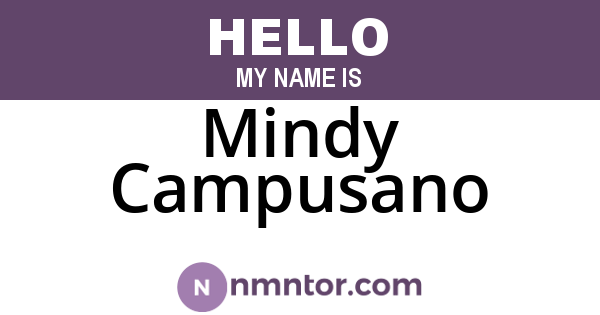 Mindy Campusano