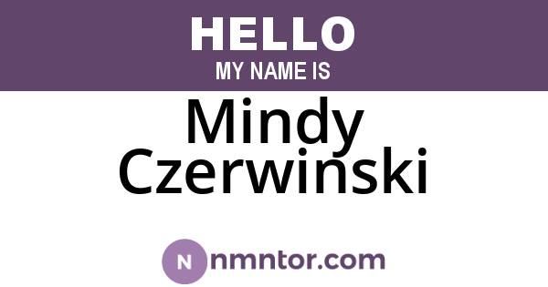 Mindy Czerwinski