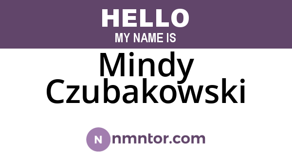 Mindy Czubakowski