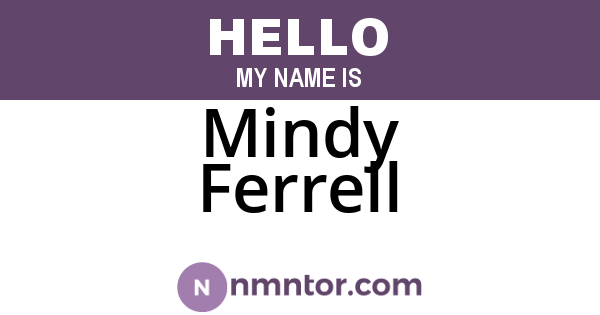 Mindy Ferrell