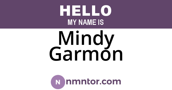 Mindy Garmon