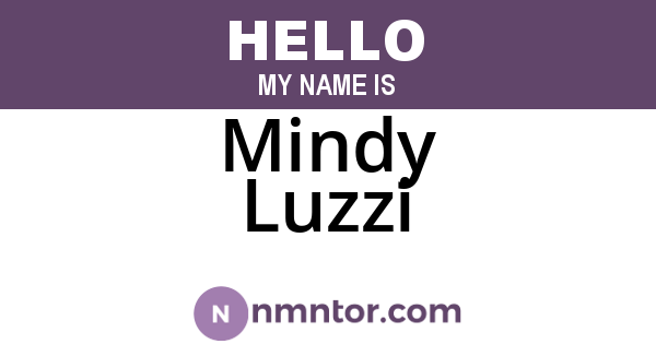 Mindy Luzzi
