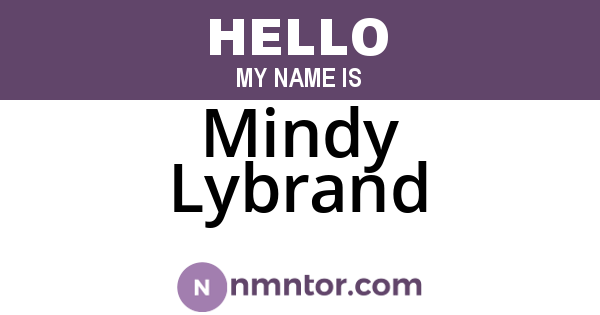 Mindy Lybrand