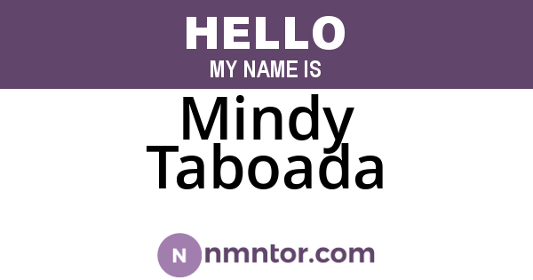 Mindy Taboada