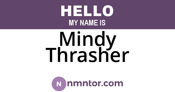 Mindy Thrasher