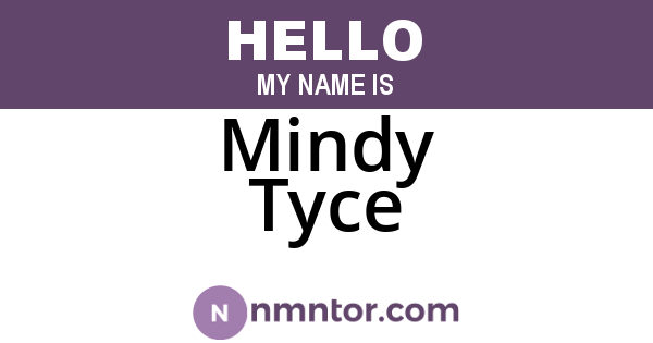 Mindy Tyce
