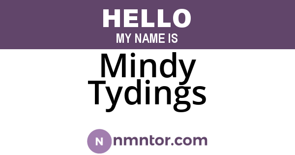 Mindy Tydings