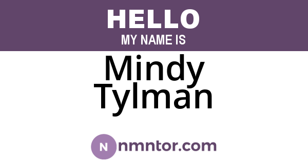 Mindy Tylman