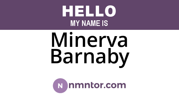 Minerva Barnaby