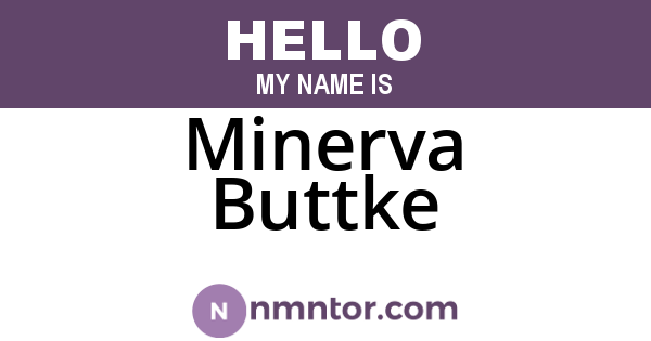 Minerva Buttke