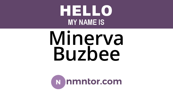 Minerva Buzbee
