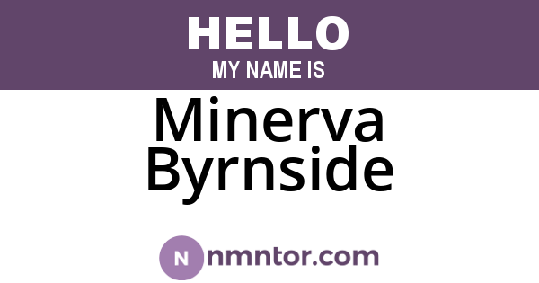 Minerva Byrnside