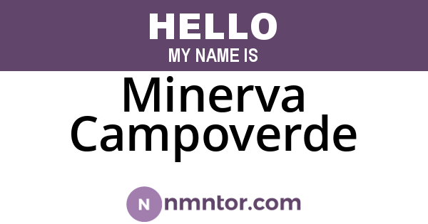 Minerva Campoverde