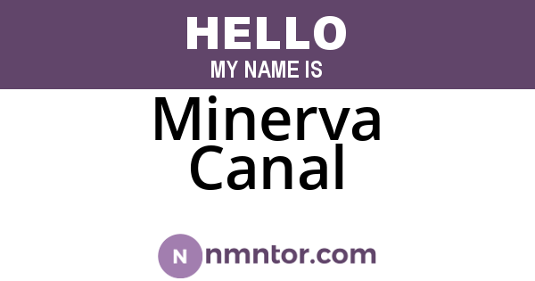Minerva Canal
