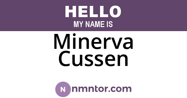 Minerva Cussen