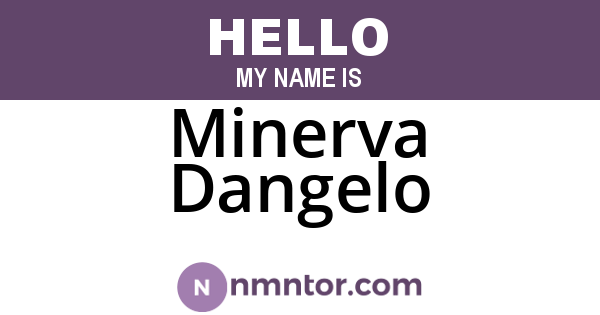 Minerva Dangelo