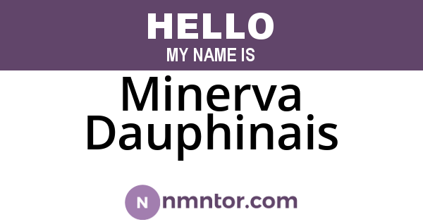 Minerva Dauphinais
