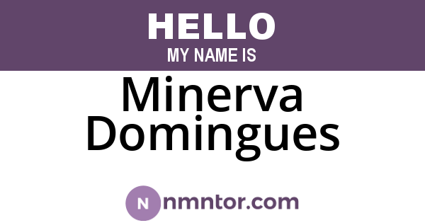 Minerva Domingues