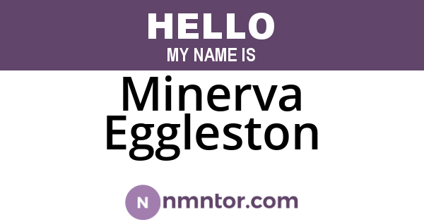 Minerva Eggleston