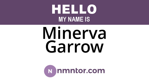 Minerva Garrow