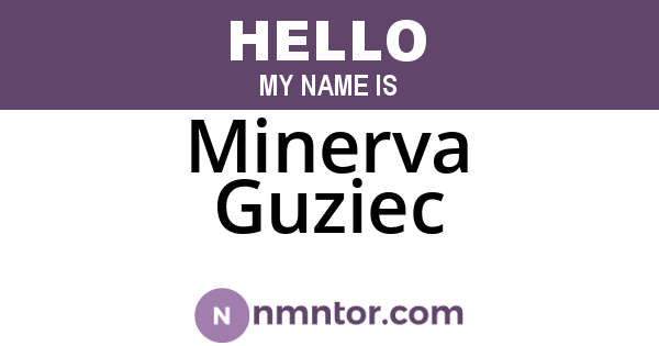 Minerva Guziec