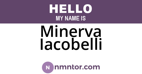 Minerva Iacobelli