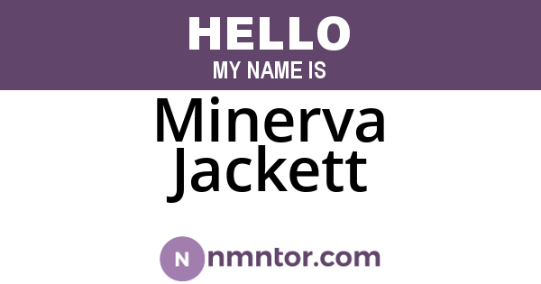 Minerva Jackett