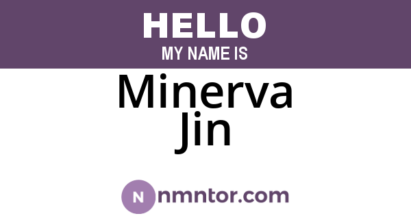 Minerva Jin
