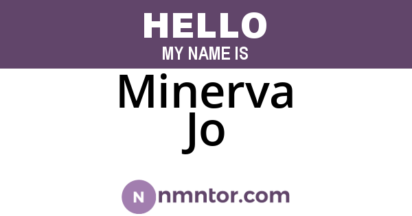 Minerva Jo