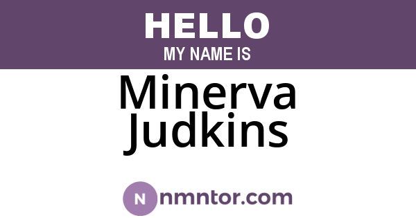 Minerva Judkins