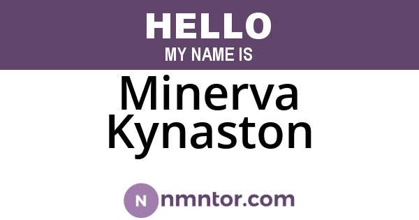 Minerva Kynaston