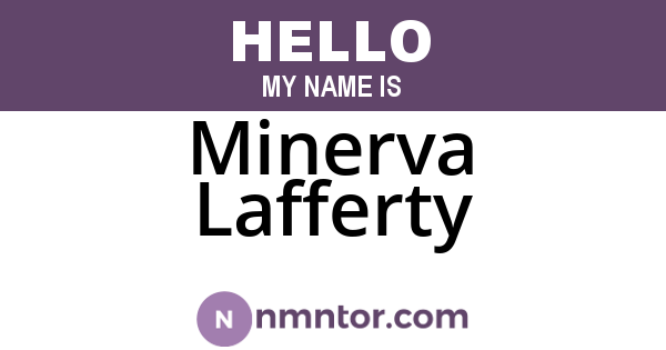 Minerva Lafferty