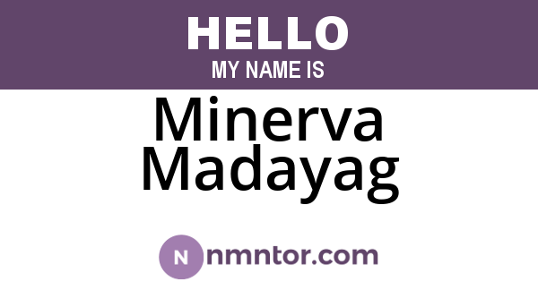 Minerva Madayag