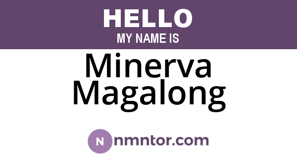 Minerva Magalong