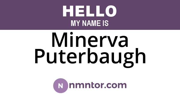 Minerva Puterbaugh