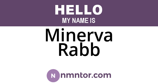 Minerva Rabb