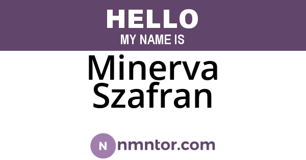 Minerva Szafran