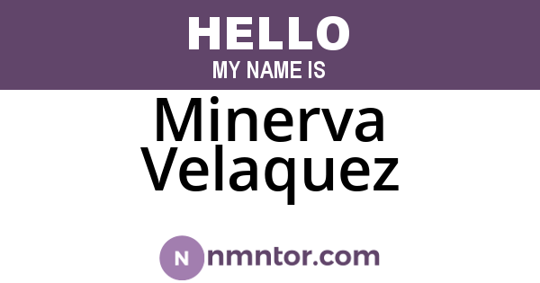 Minerva Velaquez