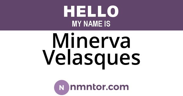 Minerva Velasques